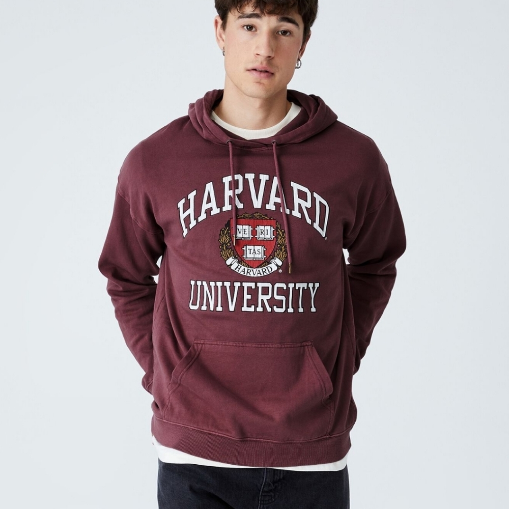 HARVARD Collegiate Sweatshirt Hoodie Red